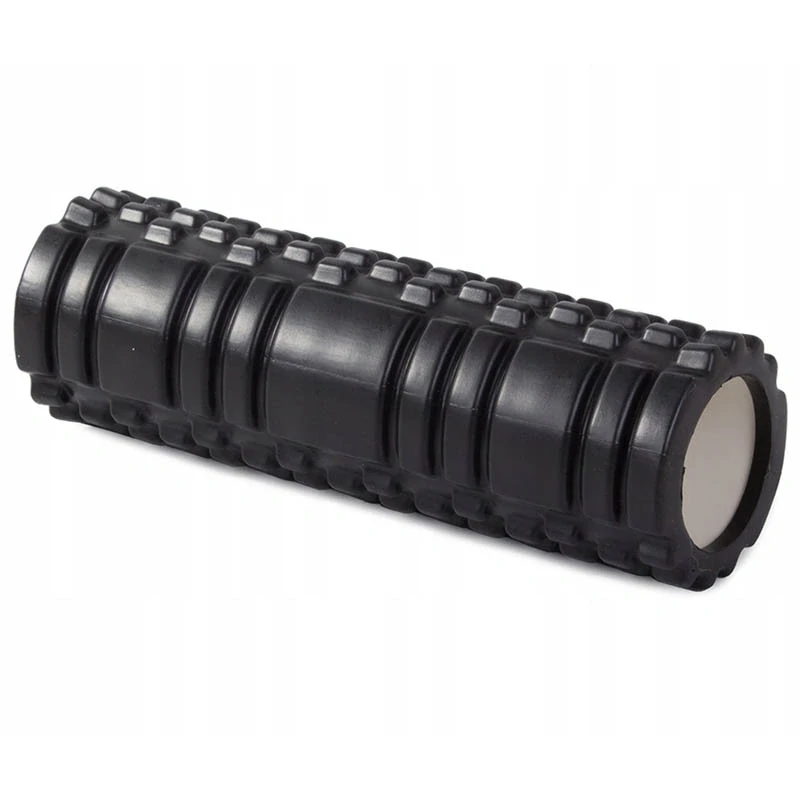 Valec na cvičenie - Joga roller čierny 30cm