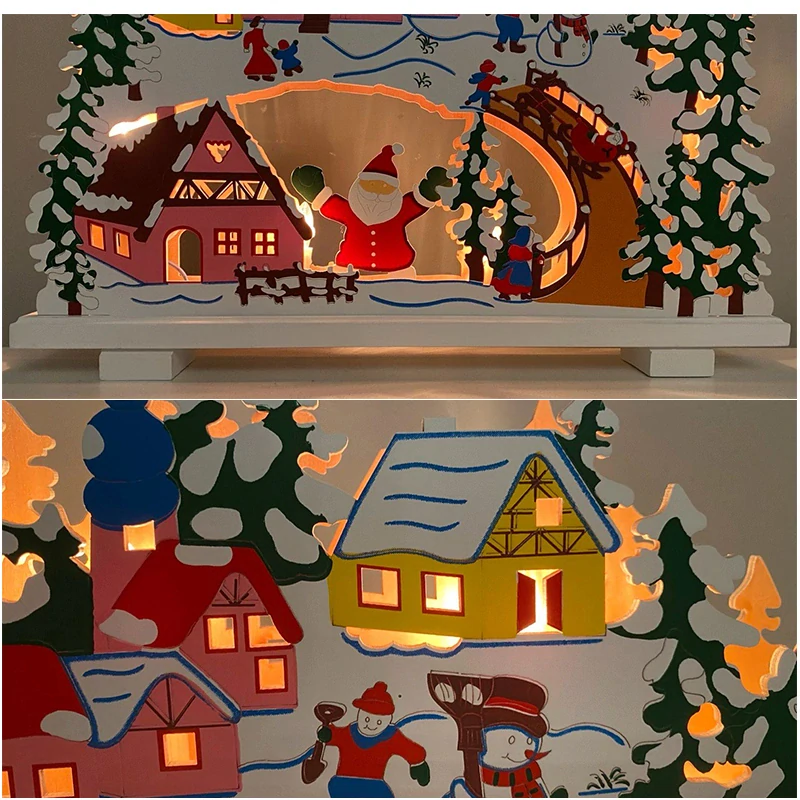 Vianočná svetelná dekorácia „Small Town“