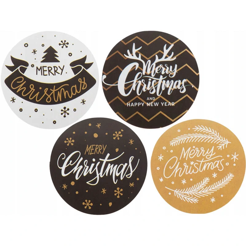 Vianočné nálepky na rolke 500ks