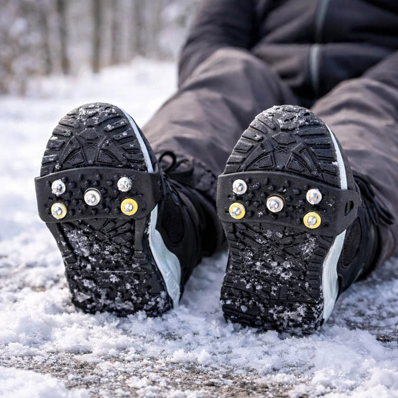 Protišmykové návleky na topánky s kovovými hrotmi