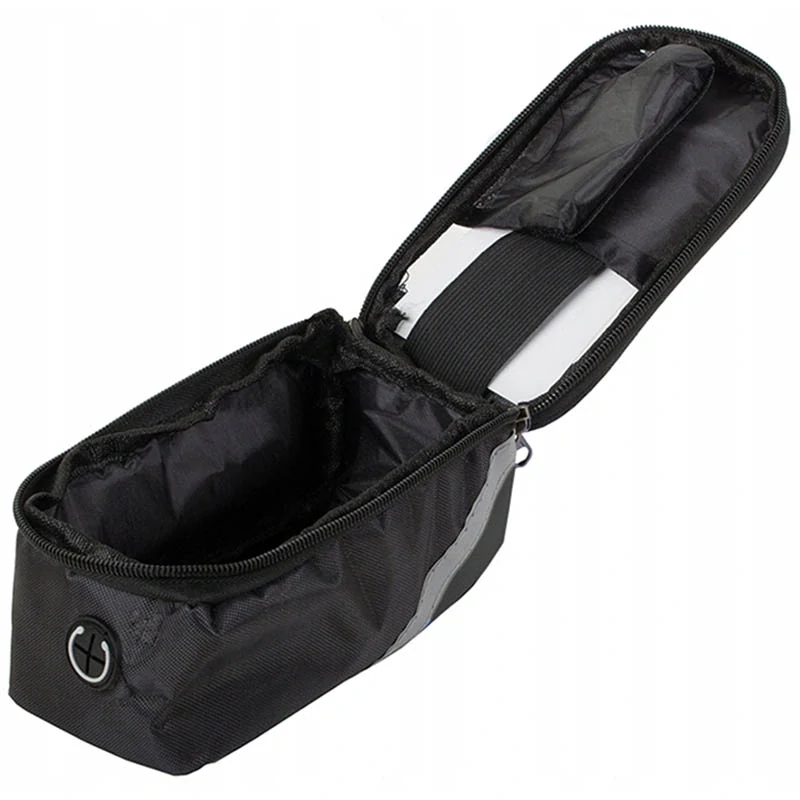 Cyklistická taška na mobil vodeodolná sivá