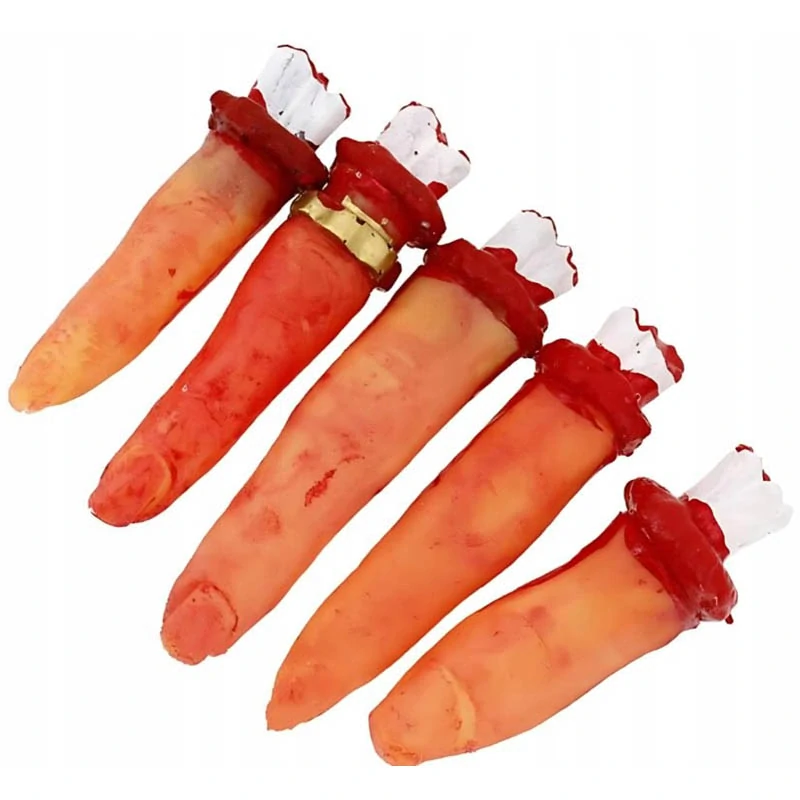 Halloweenska dekorácia Odseknuté prsty