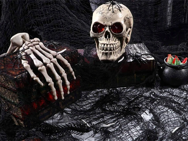 Halloweenska dekorácia Pavučina 180x75cm 2ks