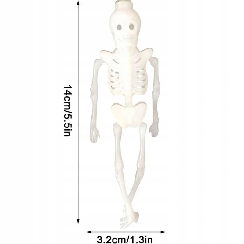 Halloweenska LED girlanda Kostry 2m