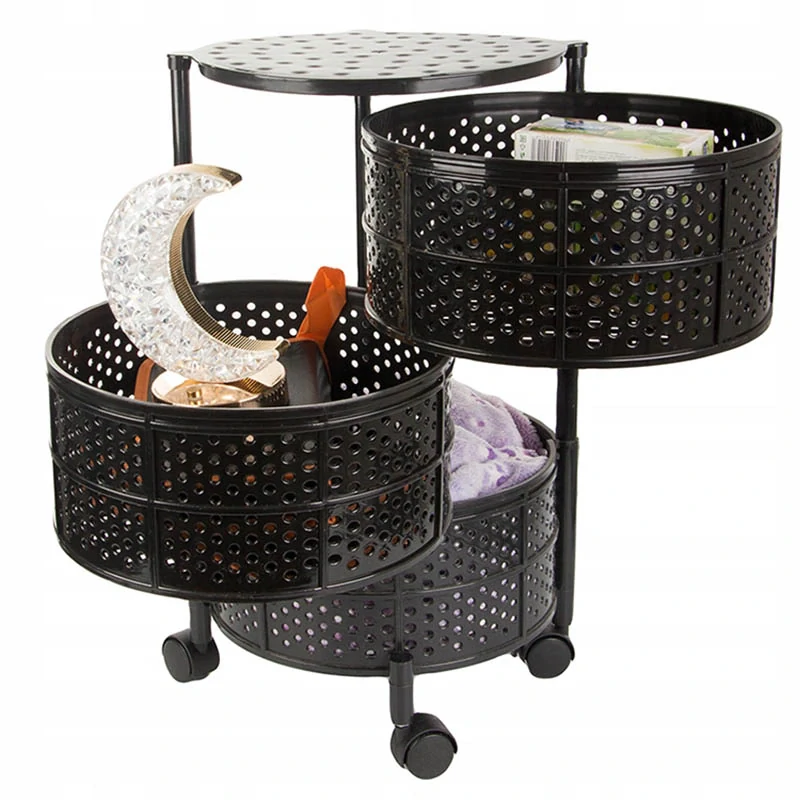 Kuchynský regál na kolieskach 3-úrovňový