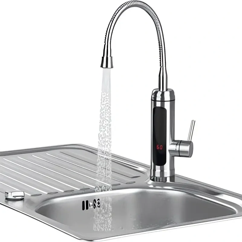 Prietokový ohrievač vody s filtrom a LCD displejom RYK-011-1 3kW