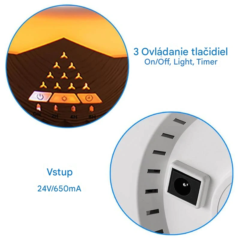 Rain Cloud Zvlhčovač vzduchu s efektom dažďových kvapiek