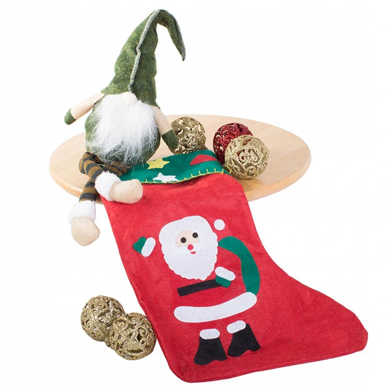 Vianočná čižma z filcu 40cm