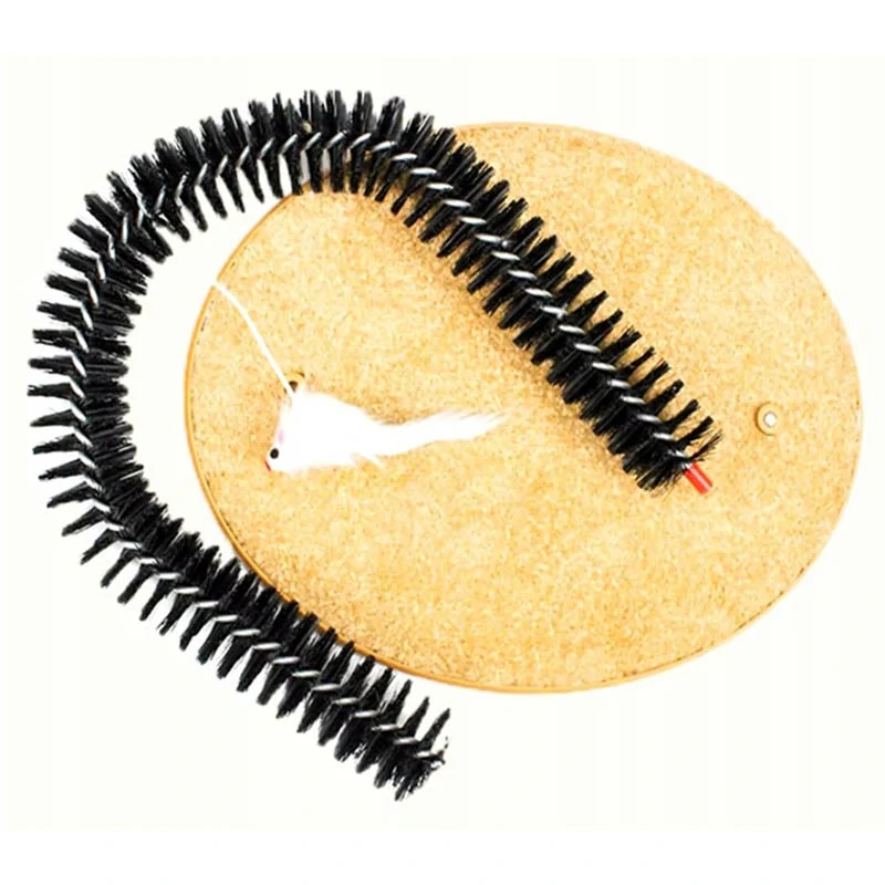 Škrabadlo a masážna hračka s Kocúrnikom pre mačku