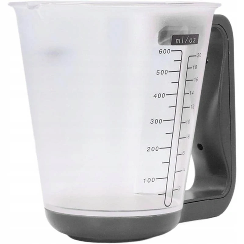 Digitálna kuchynská váha s odmerkou do 1kg čierna