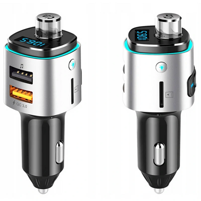 Bluetooth FM Transmitter do auta s rýchlonabíjačkou BC42