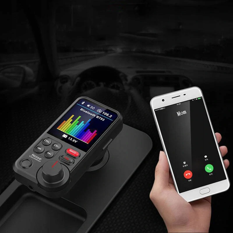 Bluetooth Transmiter FM BT93 s USB, ekvalizérom a čítačkou kariet SD