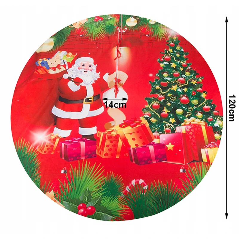 Okrúhly koberček pod vianočný stromček 120cm VYPREDAJ