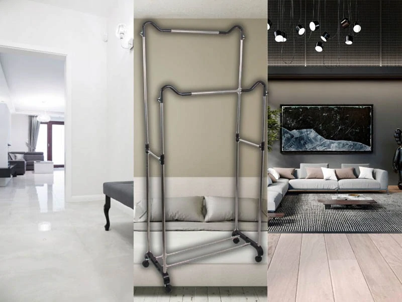 Dvojitý vešiak na oblečenie