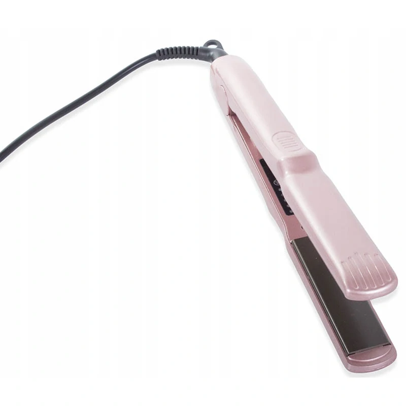 Keramická žehlička na vlasy ružová