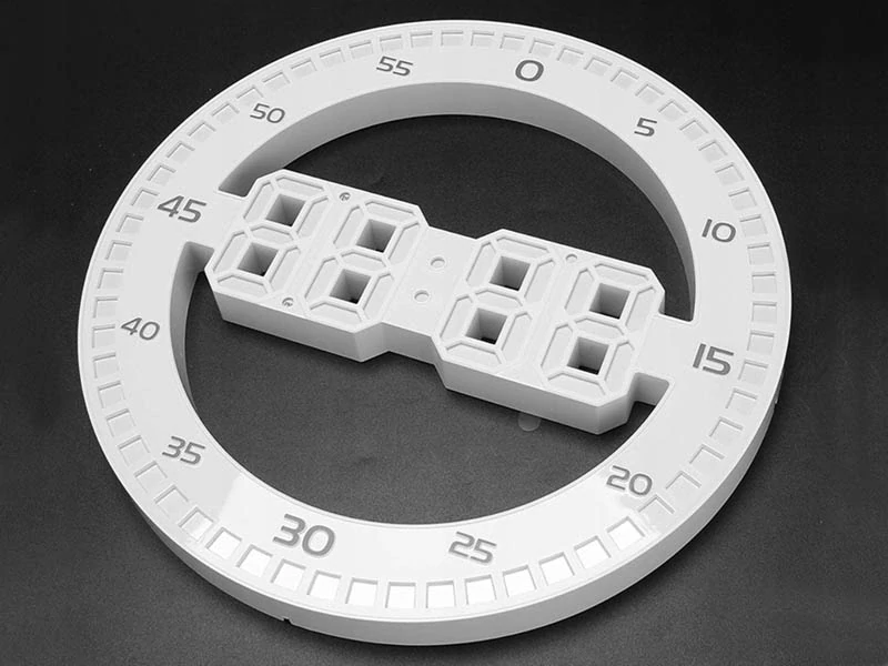 LED hodiny s teplomerom 3688L 33cm