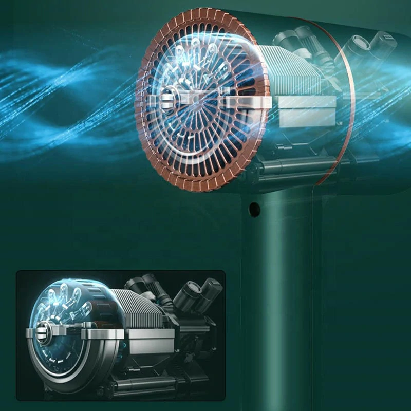 Turistický fén na vlasy 730W biely