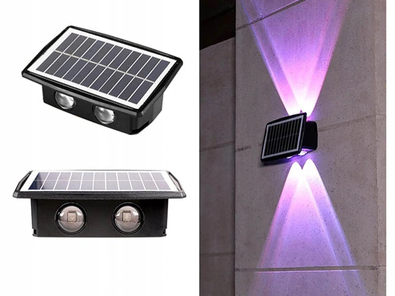 Solárna nástenná lampa so senzorom súmraku