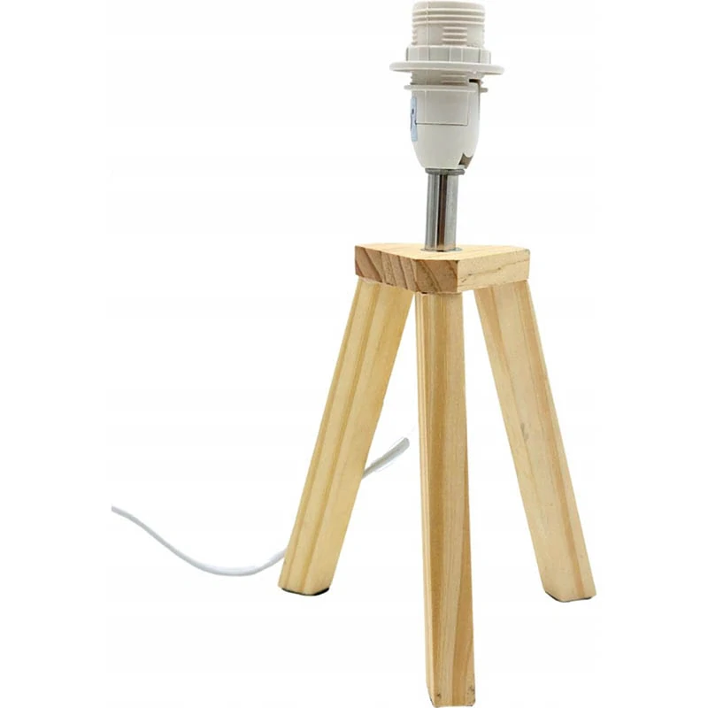 Stojan na lampu drevený