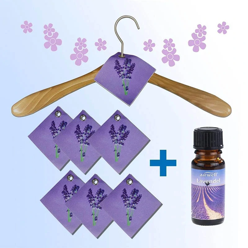 Vonné obrúsky do skrine Levanduľa 6ks + vonný olej 10ml