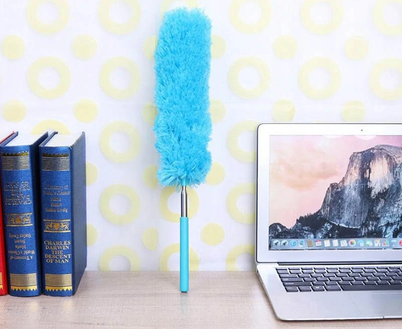 Teleskopický oprašovák modrý