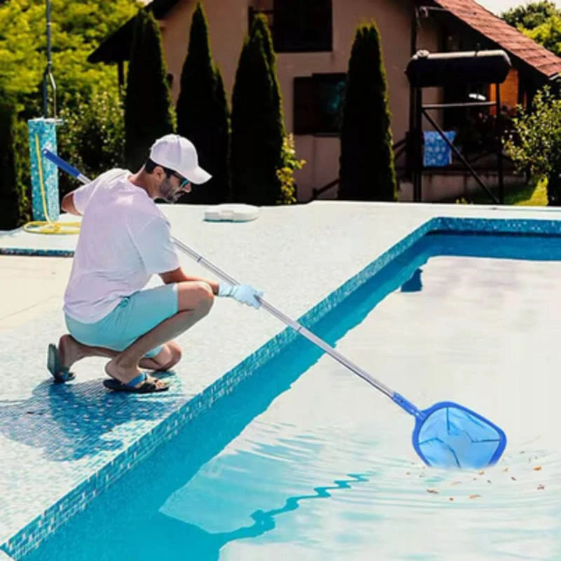 Sieťka s rúčkou na čistenie bazéna 150cm