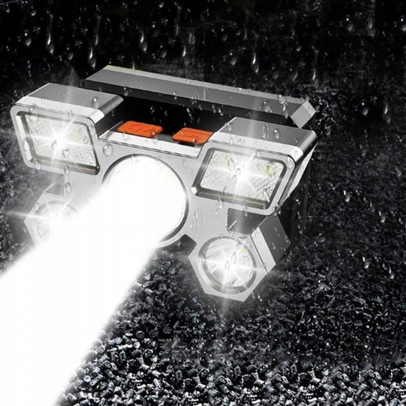 Čelová baterka 5 LED