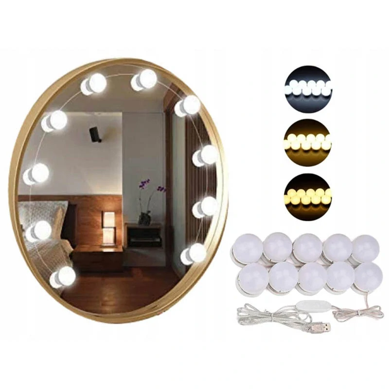 Svetlá na kozmetické zrkadlo 10ks