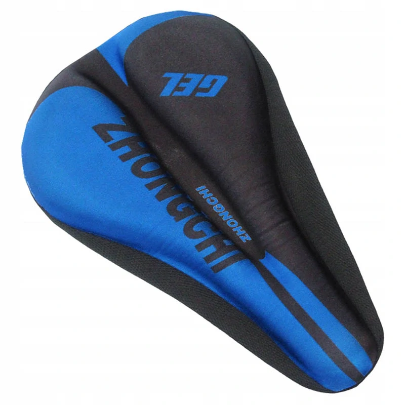 Gélový poťah na sedadlo bicykla modrý