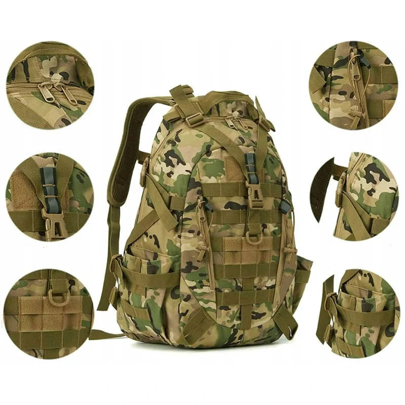 Taktický vojenský batoh 30L béžový