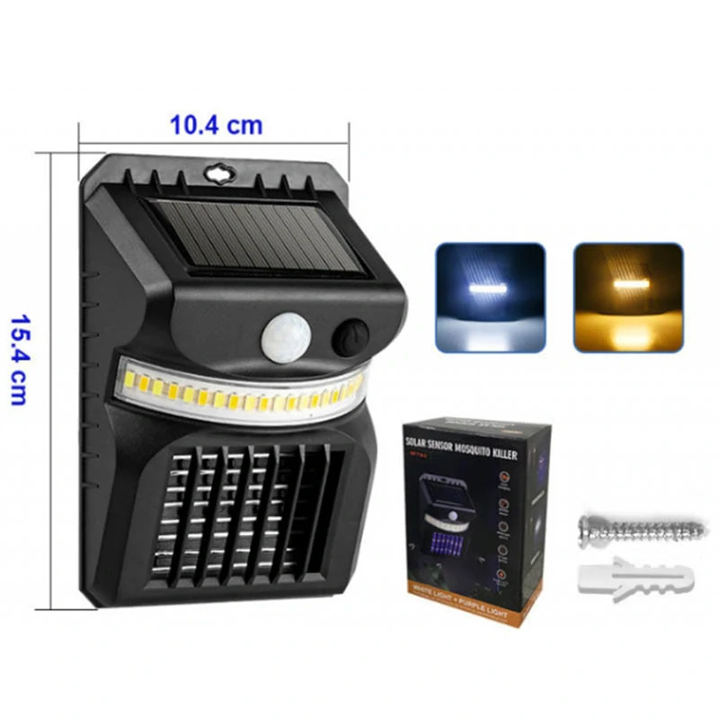 Solárna lampa s lapačom hmyzu