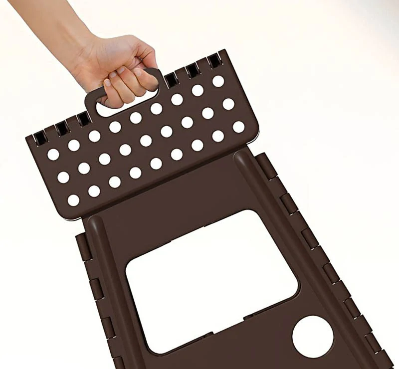 Skladacia stolička do 100kg čierna