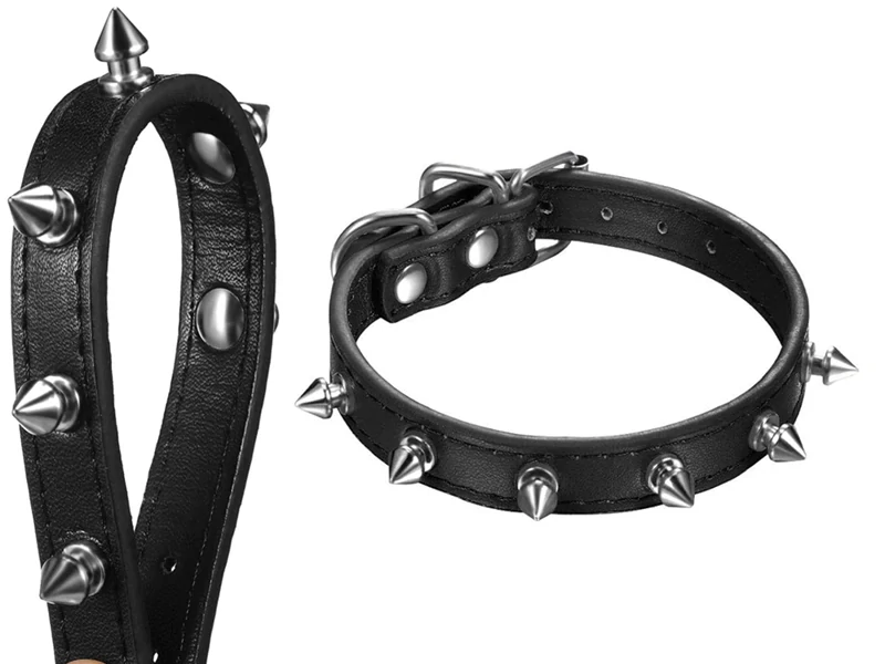 Obojok pre psa z ekokože nastaviteľný 38-49cm