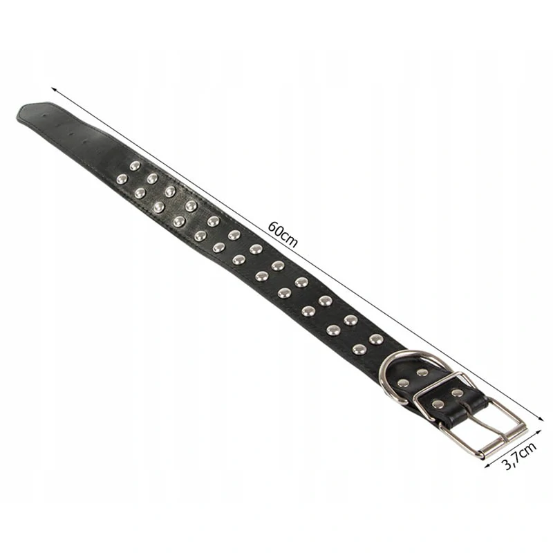 Obojok pre psa z ekokože nastaviteľný 39-50cm
