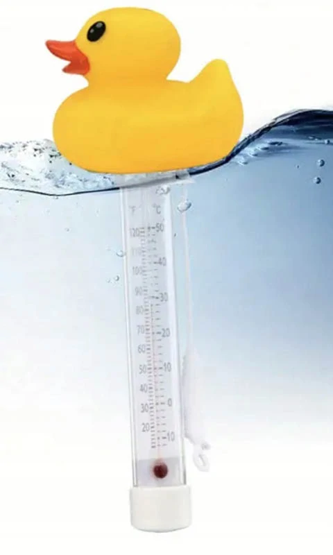 Plávajúci teplomer do bazéna Kačka
