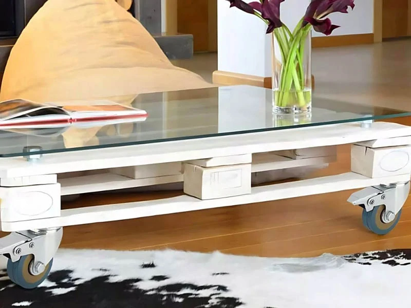 Otočné nábytkové koliesko 4" 100mm s brzdou