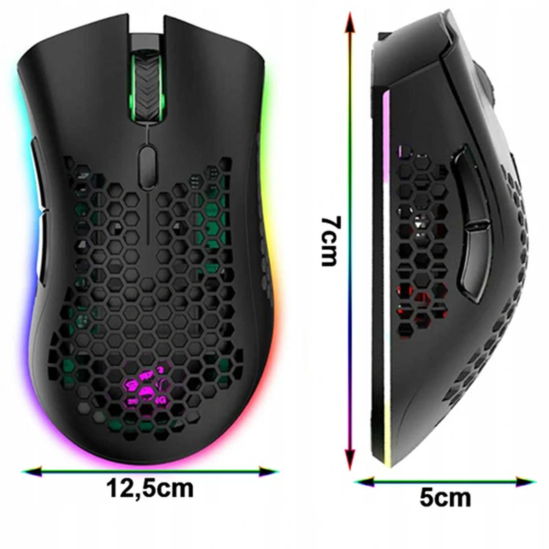 Herná bezdrôtová myš RGB BM600