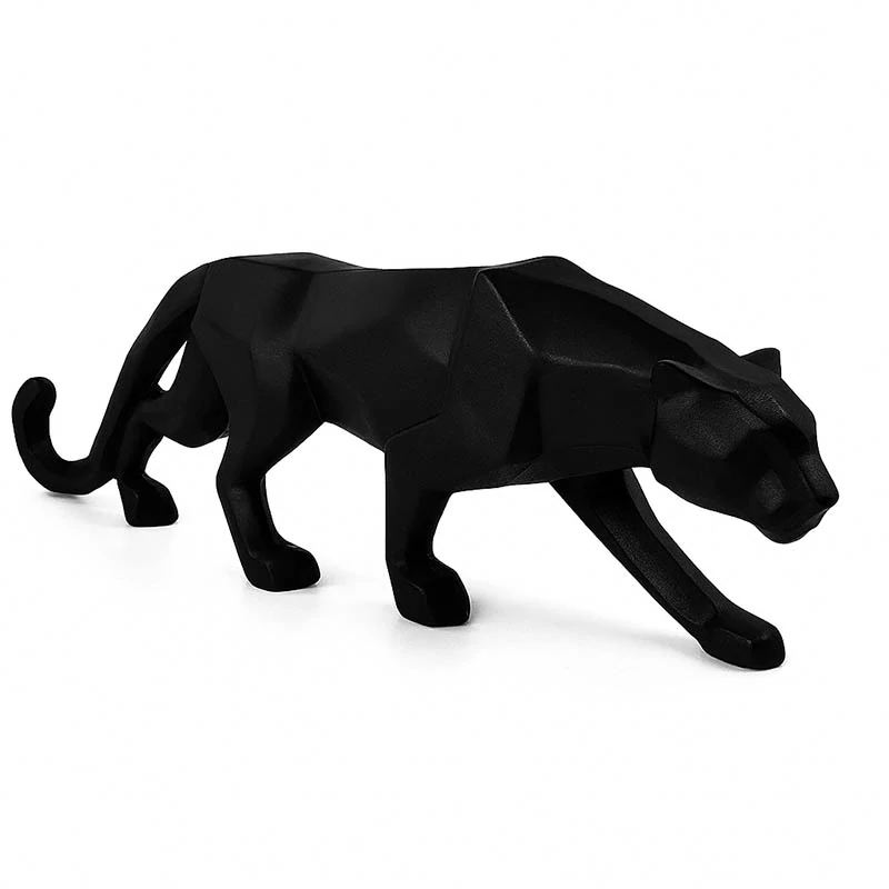Panter čierny - dekoračná soška: 24 x 4 x 8 cm 