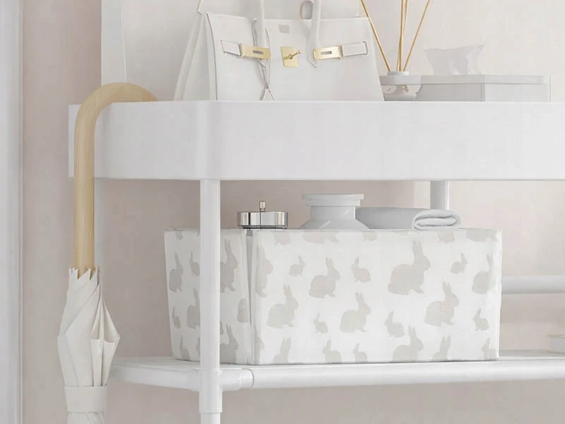 Regál na topánky 82cm biely