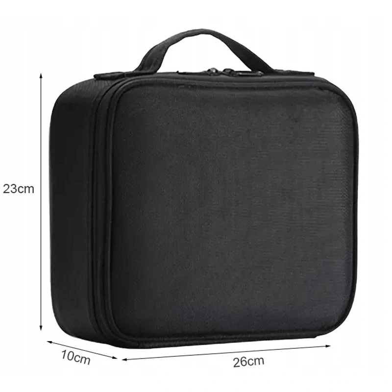 Kozmetický kufrík čierny