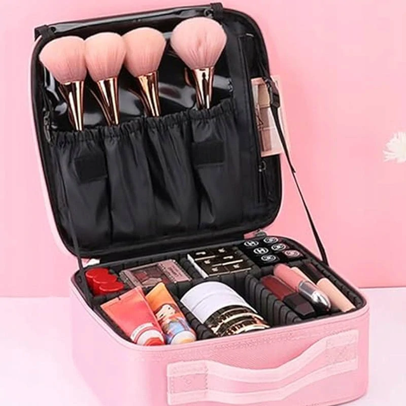 Kozmetický kufrík ružový