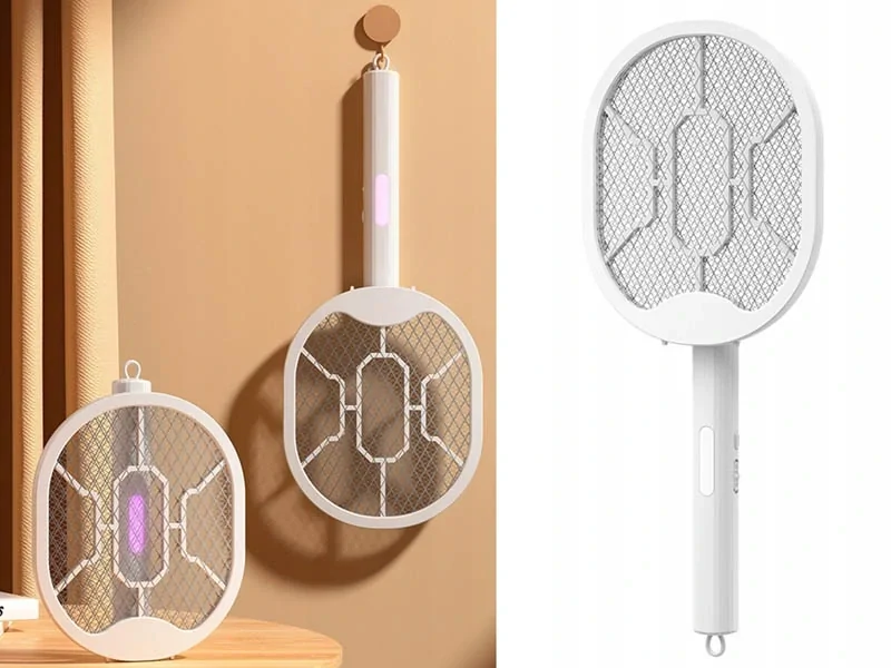 Elektronická plácačka na dotieravý hmyz čierna