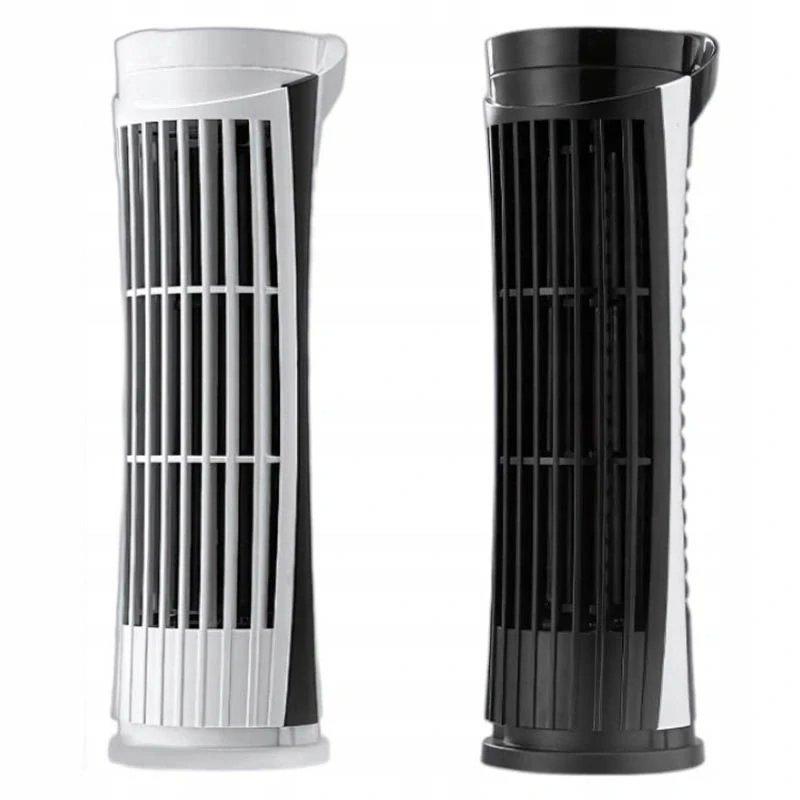 Mini stĺpikový ventilátor s LED lampou