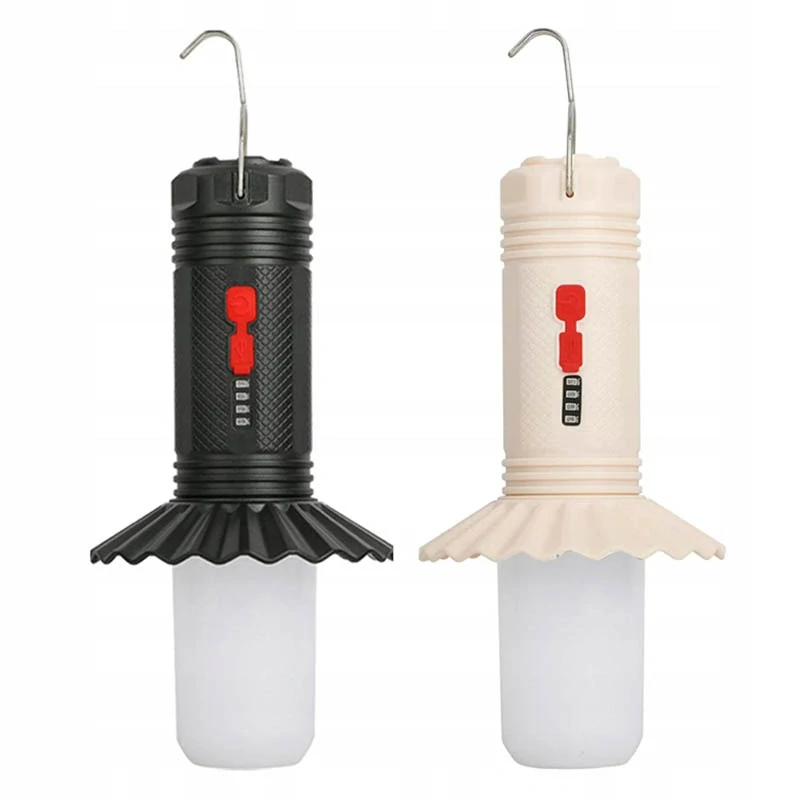 Kempingová lampa s háčikom
