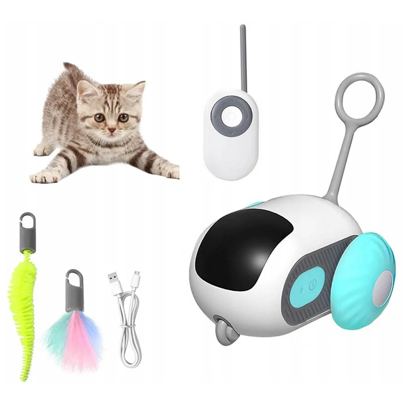 Interaktívna hračka pre mačku na diaľkové ovládanie