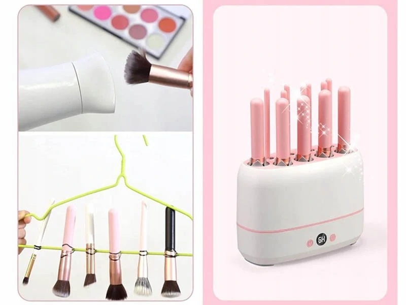 Elektrická sušička na štetce a hubky na líčenie s časovačom