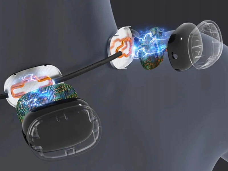 Elektrický masážny prístroj na krk a šiju s EMS a funkciou ohrevu