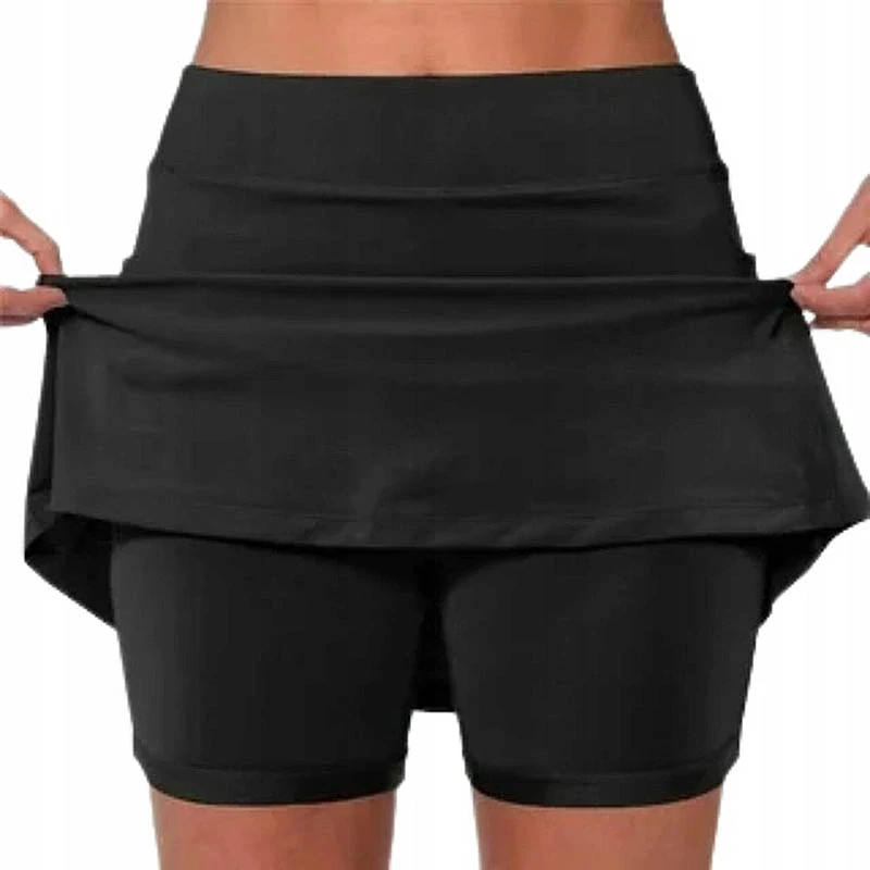 Dámske cyklistické šortky so sukňou veľkosť M