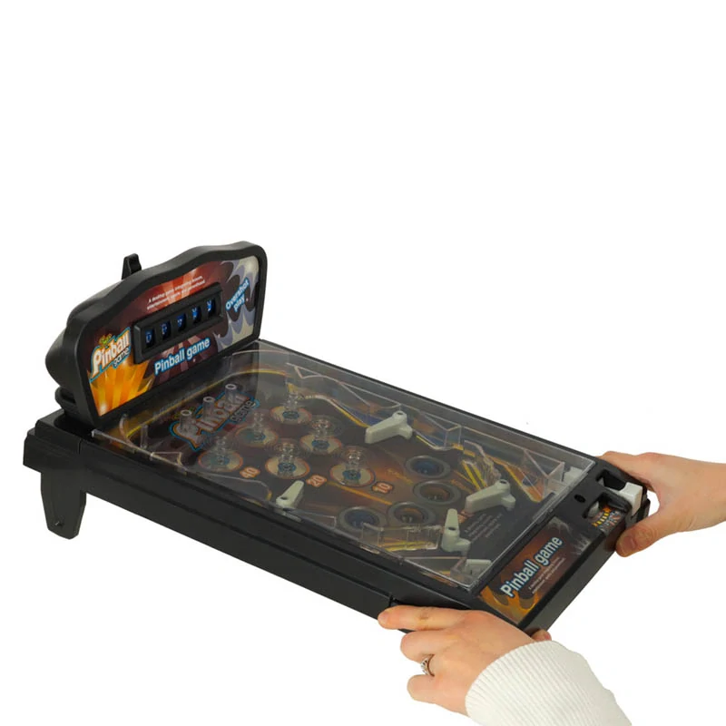Pinball Flipper – stolová hra so svetlami a hudbou 42 × 27 × 18 cm