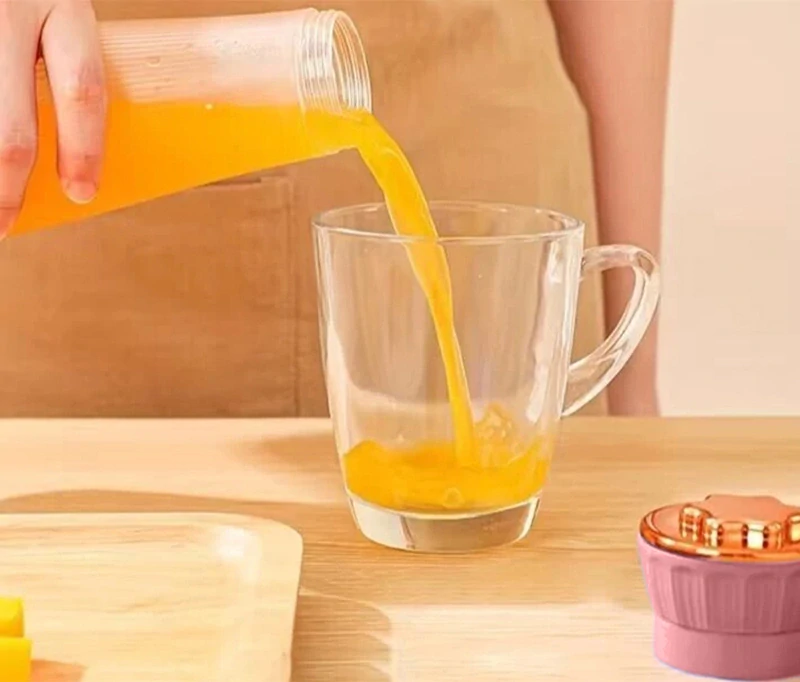 Prenosný smoothie mixér USB bezdrôtový 400ml ružový